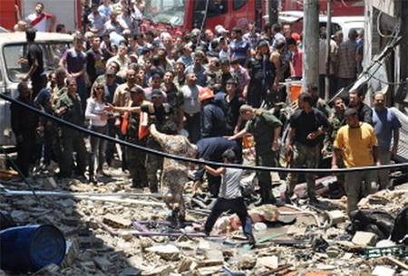 Más de 60 víctimas en un atentado terrorista en Homs